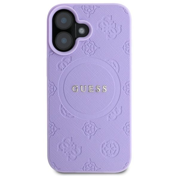 Muu telefoni lisavarustus Guess Guess GUHMP16MPSAPSMEU iPhone 16 Plus 6.7" purple/purple hardcase Saffiano Peony Classic Logo MagSafe