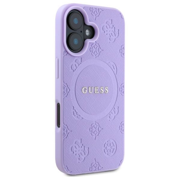 Muu telefoni lisavarustus Guess Guess GUHMP16MPSAPSMEU iPhone 16 Plus 6.7" purple/purple hardcase Saffiano Peony Classic Logo MagSafe