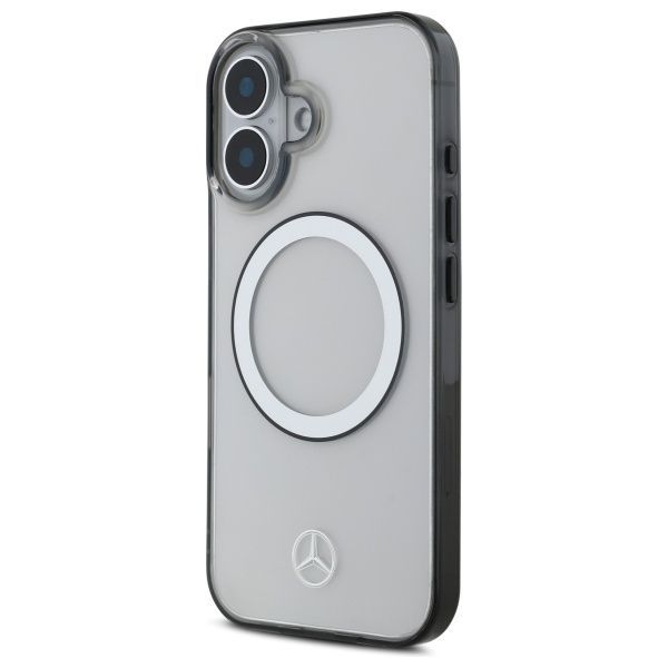 Cits mobilo telefonu aksesuārs Mercedes-Benz Mercedes Printed Logo MagSafe iPhone 16 Case - Clear