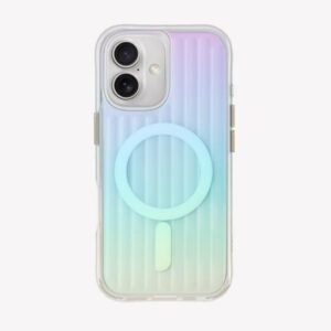 Kitas telefono priedas UNIQ  Uniq Coehl Linear iPhone 16 6.1" case Magnetic Charging opal/iridescent 