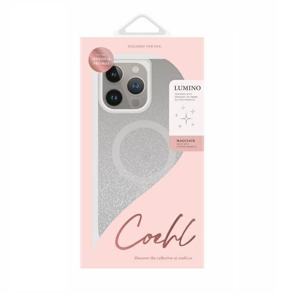 Other Phone Accessory UNIQ Uniq case Coehl Lumino iPhone 16 Pro Max 6.9" Magnetic Charging silver/sparkling silver