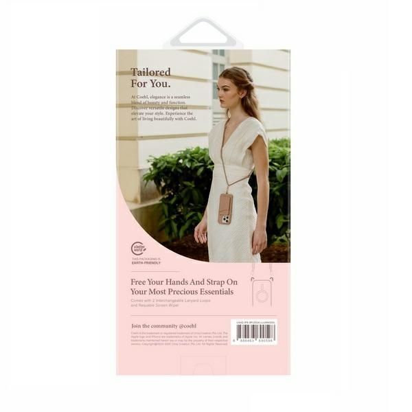 Other Phone Accessory UNIQ Uniq case Coehl Lumino iPhone 16 Pro Max 6.9" Magnetic Charging silver/sparkling silver