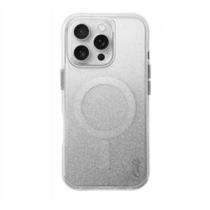 Kitas telefono priedas UNIQ  Uniq case Coehl Lumino iPhone 16 Pro 6.3" Magnetic Charging silver/sparkling silver 