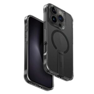 Kitas telefono priedas UNIQ  Uniq case Eleva with Vertica Stand iPhone 16 Pro 6.3" black/carbon black 