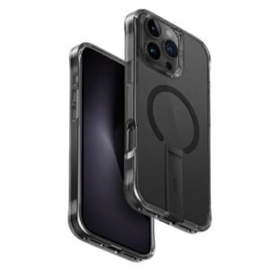 Kitas telefono priedas UNIQ  Uniq case Eleva with Vertica Stand iPhone 16 Pro Max 6.9" black/carbon black 