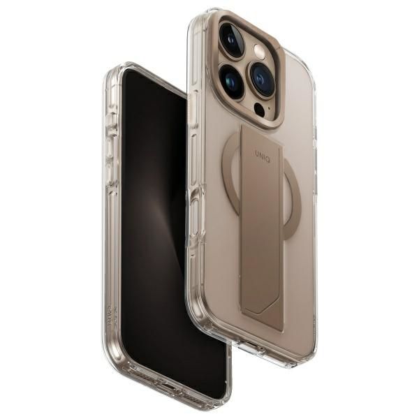 Other Phone Accessory UNIQ Uniq Heldro Max case iPhone 16 Pro Max 6.9" Magclick Charging gold/taupe gold