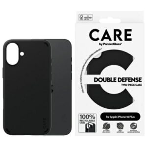 Kitas telefono priedas Panzer Glass  CARE by PanzerGlass Feature Double Defense Case iPhone 16 Plus 6.7" black/black 1335 