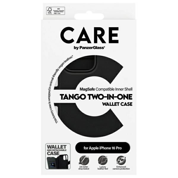 Other Phone Accessory Panzer Glass CARE by PanzerGlass Feature Tango 2in1 Wallet iPhone 16 Pro 6.3" MagSafe black/black 1330