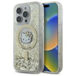 Muu telefoni lisavarustus Hello Kitty  Hello Kitty Liquid Glitter Fever MagSafe iPhone 16 Pro Case - Gold 