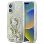 Other Phone Accessory Hello Kitty  Hello Kitty HKHMP16SLGDIH iPhone 16 6.1" white gold hardcase Liquid Glitter Fever MagSafe 