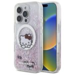 Kitas telefono priedas Hello Kitty  Hello Kitty Liquid Glitter Sweet Kitty Bows MagSafe Case for iPhone 16 Pro Max - White 