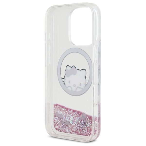 Other Phone Accessory Hello Kitty Hello Kitty HKHMP16XLSWKH iPhone 16 Pro Max 6.9" white/white hardcase Liquid Glitter Sweet Kitty Bows MagSafe