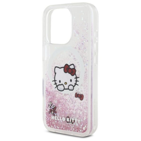 Other Phone Accessory Hello Kitty Hello Kitty HKHMP16XLSWKH iPhone 16 Pro Max 6.9" white/white hardcase Liquid Glitter Sweet Kitty Bows MagSafe