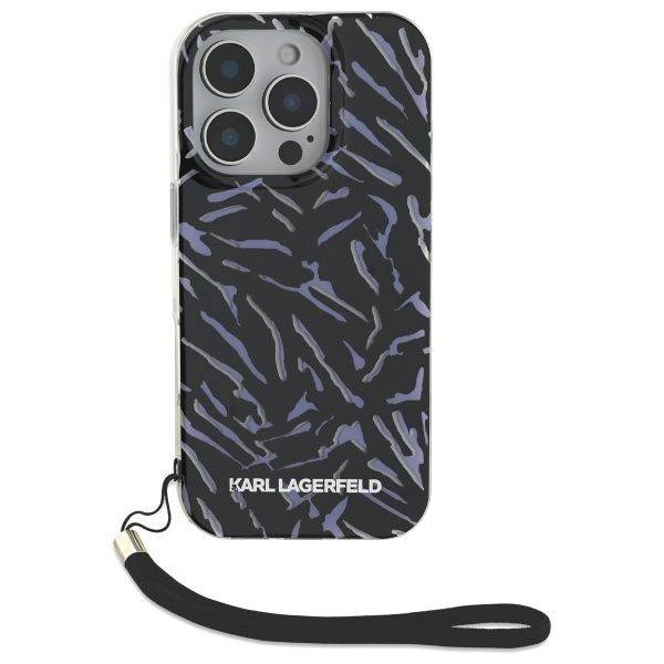 Other Phone Accessory Karl Lagerfeld Karl Lagerfeld KLHCP16LHZBPKCCU iPhone 16 Pro 6.3" purple Zebra With Cord