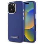 Kitas telefono priedas Karl Lagerfeld  Karl Lagerfeld KLHMP16LPGMSRPB iPhone 16 Pro 6.3" blue/blue hardcase FW Metal Plate MagSafe 