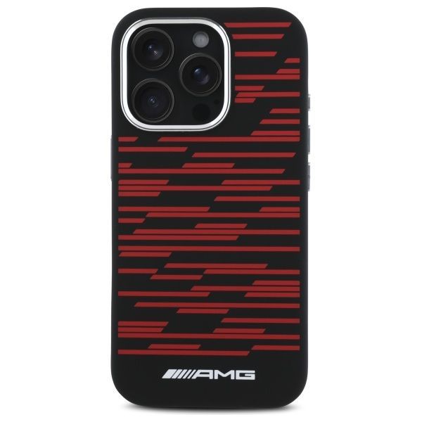 Other Phone Accessory Mercedes-Benz AMG Silicone Graphics MagSafe case for iPhone 16 Pro - black