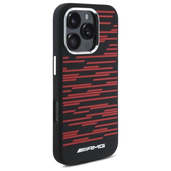 Other Phone Accessory Mercedes-Benz AMG Silicone Graphics MagSafe Case for iPhone 16 Pro Max - Black