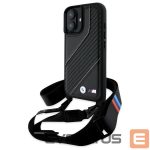 Other Phone Accessory BMW  BMW M Edition Carbon Stripe & Strap iPhone 16 Plus Case - Black 