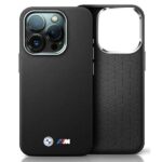 Cits mobilo telefonu aksesuārs BMW  BMW BMHCP16S23PMWK iPhone 16 6.1" black/black hardcase M Smooth Full Wrapped Metal 
