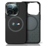 Другой аксессуар для телефона BMW  BMW BMHMP16S23SROK iPhone 16 6.1" black/black hardcase M Silicone Printed Ring MagSafe 