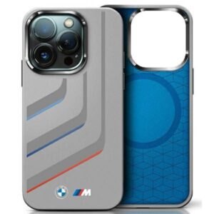 Muu telefoni lisavarustus BMW  BMW BMHMP16X23SLIG iPhone 16 Pro Max 6.9" gray/gray hardcase Silicone Turning Lines MagSafe 