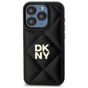 Muu telefoni lisavarustus DKNY  DKNY DKHCP15MPQDSLK iPhone 15 Plus 6.7" black/black Quilted Stack Logo 