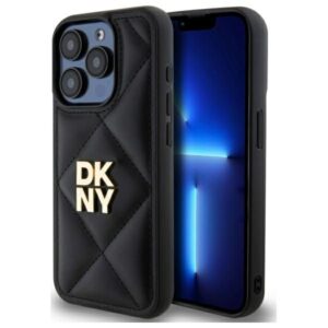 Muu telefoni lisavarustus DKNY  DKNY DKHCP15XPQDSLK iPhone 15 Pro Max 6.7" black/black Quilted Stack Logo 