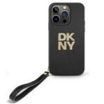 Other Phone Accessory DKNY  DKNY DKHCP16XPBSWSK iPhone 16 Pro Max 6.9" black/black hardcase Wrist Strap Stock Logo 