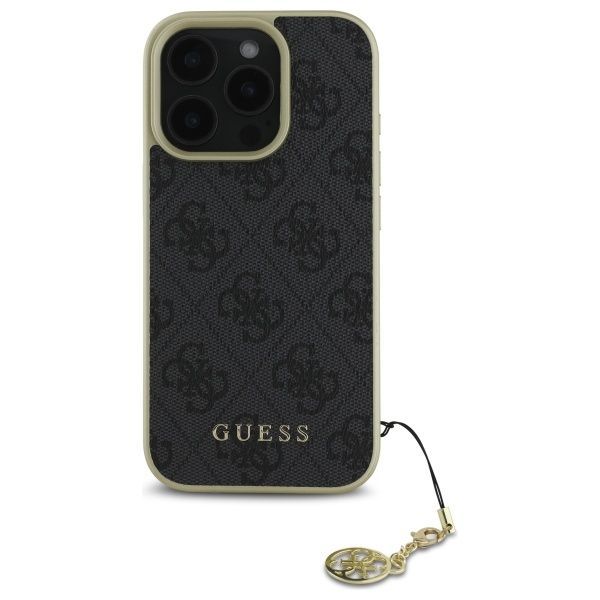 Other Phone Accessory Guess Guess GUHCP16LGF4GGR iPhone 16 Pro 6.3" black/black hardcase 4G Charms Collection