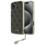 Cits mobilo telefonu aksesuārs Guess  Guess GUHCP16MGF4GBR iPhone 16 Plus 6.7" brown/brown hardcase 4G Charms Collection 