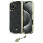 Cits mobilo telefonu aksesuārs Guess  Guess GUHCP16MGF4GGR iPhone 16 Plus 6.7" black/black hardcase 4G Charms Collection 