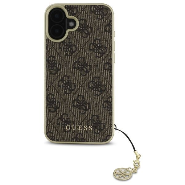 Muu telefoni lisavarustus Guess Guess GUHCP16SGF4GBR iPhone 16 6.1" brown/brown hardcase 4G Charms Collection