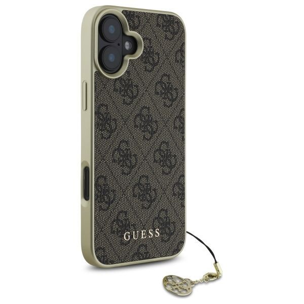 Muu telefoni lisavarustus Guess Guess GUHCP16SGF4GBR iPhone 16 6.1" brown/brown hardcase 4G Charms Collection