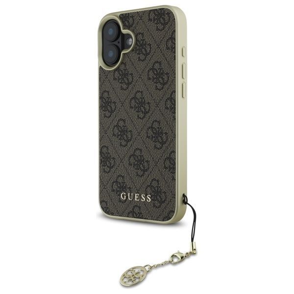 Muu telefoni lisavarustus Guess Guess GUHCP16SGF4GBR iPhone 16 6.1" brown/brown hardcase 4G Charms Collection