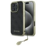 Cits mobilo telefonu aksesuārs Guess  Guess GUHCP16XGF4GGR iPhone 16 Pro Max 6.9" black/black hardcase 4G Charms Collection 