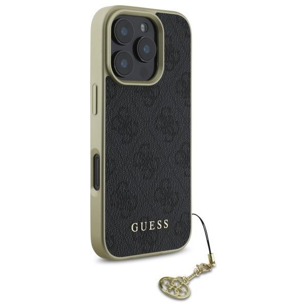 Other Phone Accessory Guess Guess GUHCP16XGF4GGR iPhone 16 Pro Max 6.9" black/black hardcase 4G Charms Collection