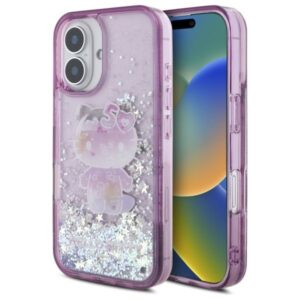 Muu telefoni lisavarustus Hello Kitty  Hello Kitty HKHCP16SL50PPU iPhone 16 6.1" purple/purple hardcase Liquid Glitter 50TH Anniversary Party 