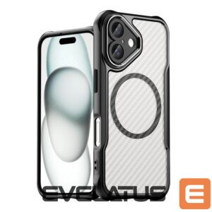 Aizmugurējais vāciņš Hurtel  Leading Series MagSafe Silicone Case for iPhone 16 Plus - Black 