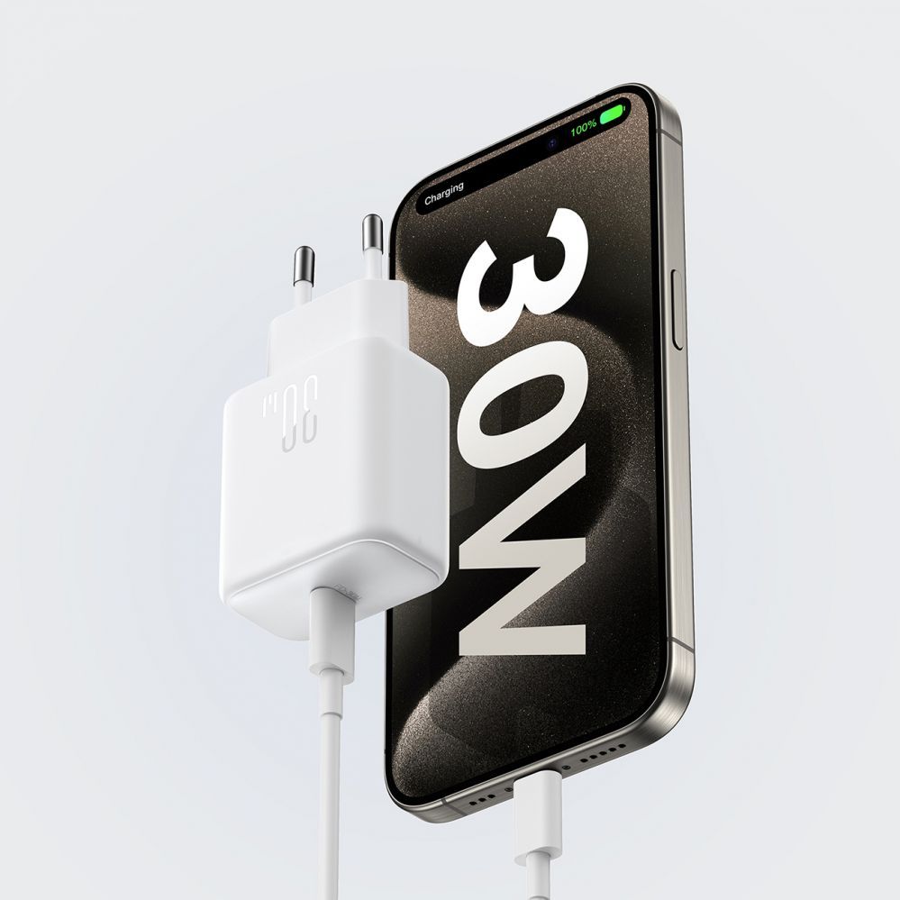 Adaptrid Joyroom Joyroom JR-TCF24 USB-C PD 30W QC SFC network charger - white