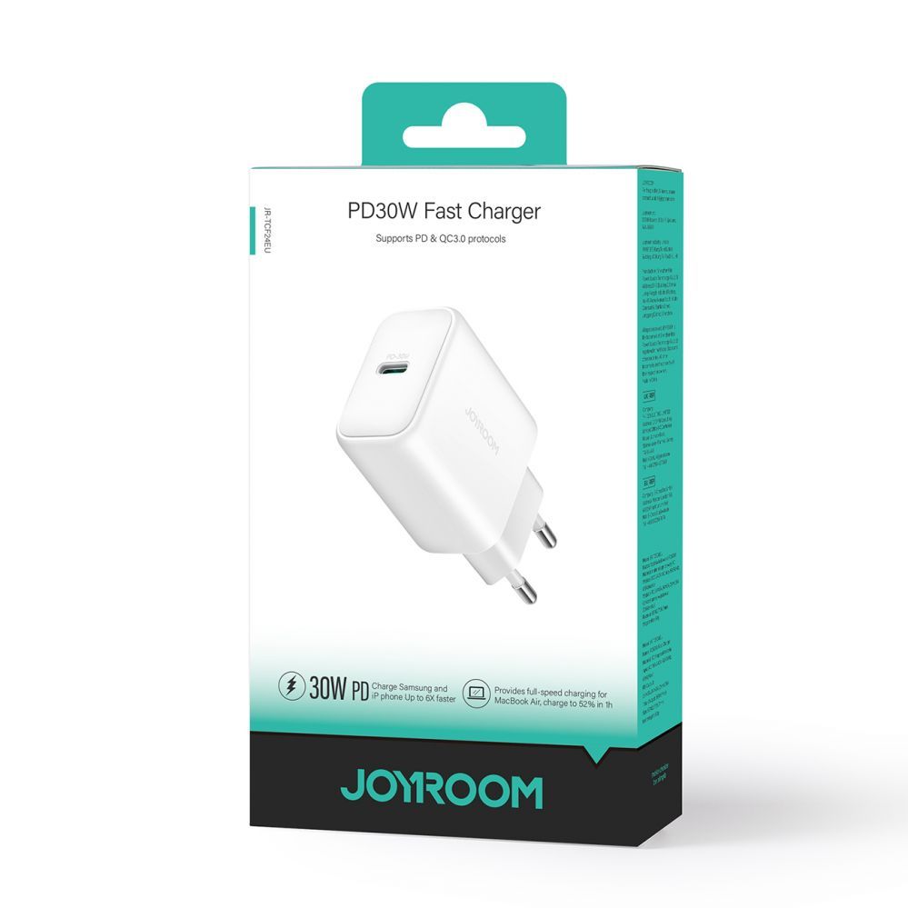Adaptrid Joyroom Joyroom JR-TCF24 USB-C PD 30W QC SFC network charger - white