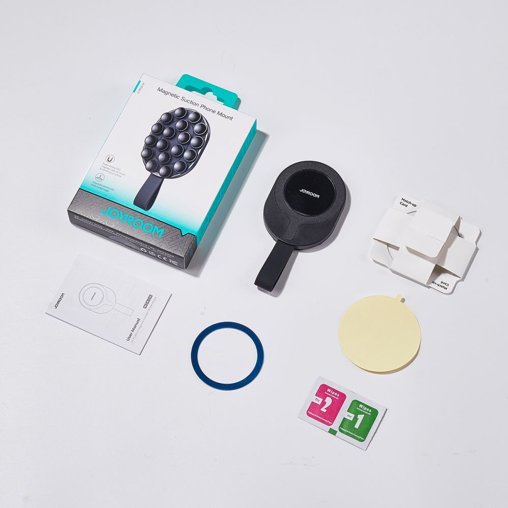 Auto holder Joyroom Joyroom JR-ZS393-S magnetic holder with suction cups for 4.7-7" phone - black