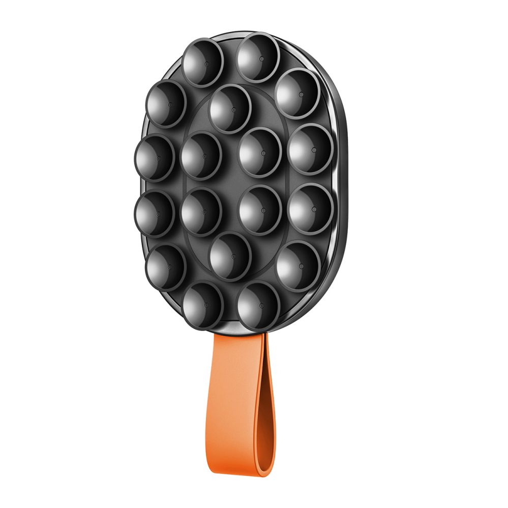 Auto holder Joyroom Joyroom JR-ZS393-S magnetic holder with suction cups for 4.7-7" phone - black and orange