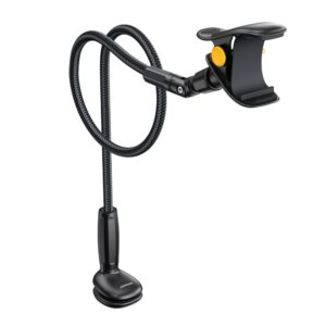Auto holder Joyroom  Joyroom JR-ZS389 holder with flexible arm for a desk phone - black 