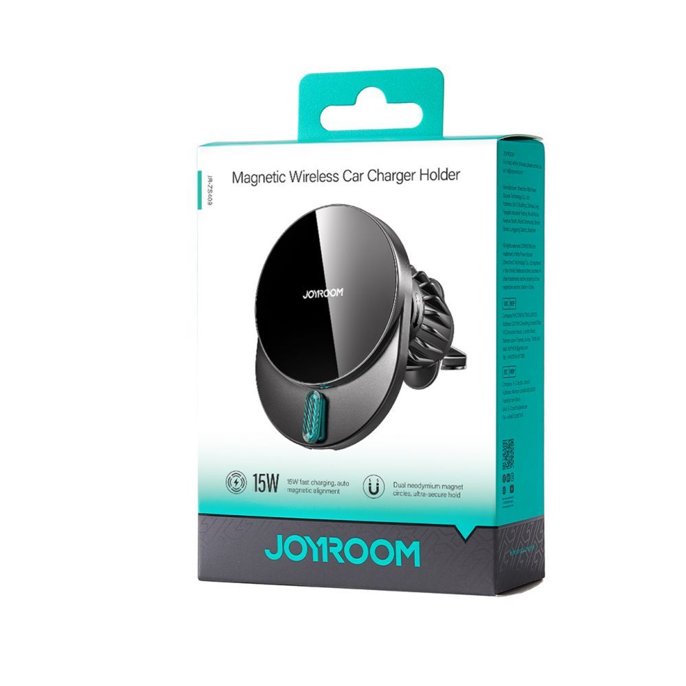 Adaptrid Joyroom Joyroom JR-ZS409 magnetic holder with 15W inductive charger for car air vent - black