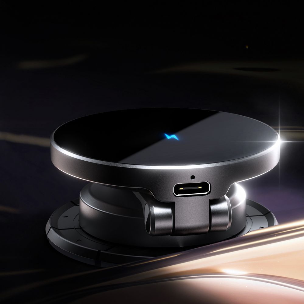 Dokkimisjaamad Joyroom Joyroom JR-ZS408 magnetic holder with 15W inductive charger for car cockpit - black