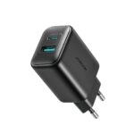 Adapteriai Joyroom  Joyroom JR-TCF13 network charger USB-C / USB-A 25W SFC / PPS / PD - black 