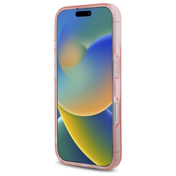 Other Phone Accessory Guess Guess GUHMP16SHFGEREP iPhone 16 6.1" pink/pink hardcase IML Glitter Circle MagSafe