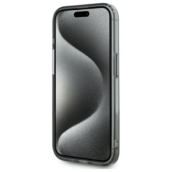 Muu telefoni lisavarustus Karl Lagerfeld Karl Lagerfeld KLHMP15XHLSKCK iPhone 15 Pro Max 6.7" black/black hardcase IML Metal Karl&Choupette Head MagSafe
