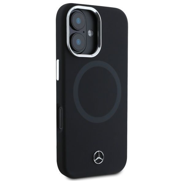 Other Phone Accessory Mercedes-Benz Mercedes MEHMP16S23SUTTK iPhone 16 6.1" black/black hardcase Silicone Tonal Logo MagSafe