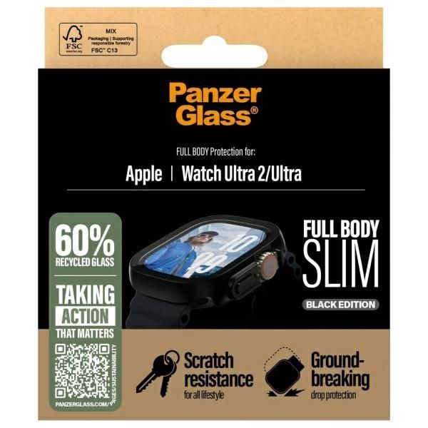 Other Phone Accessory Panzer Glass PanzerGlass Full Body Slim Apple Watch Ultra 2 / Ultra 49mm black/black 3718
